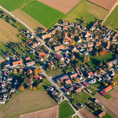 Aerial view of Rindenmoos
