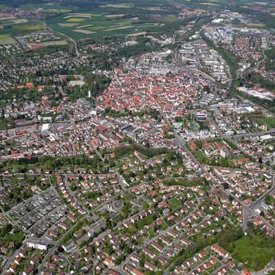 Aerial photo of Biberach