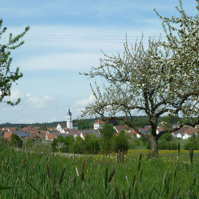 View of Stafflangen in spring